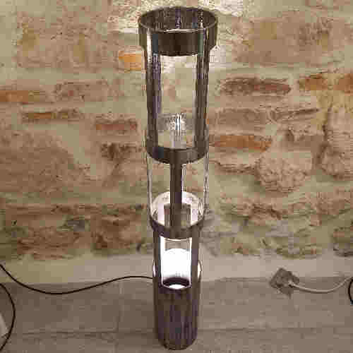 building one : lampe artisanale en métal réalisée à la main